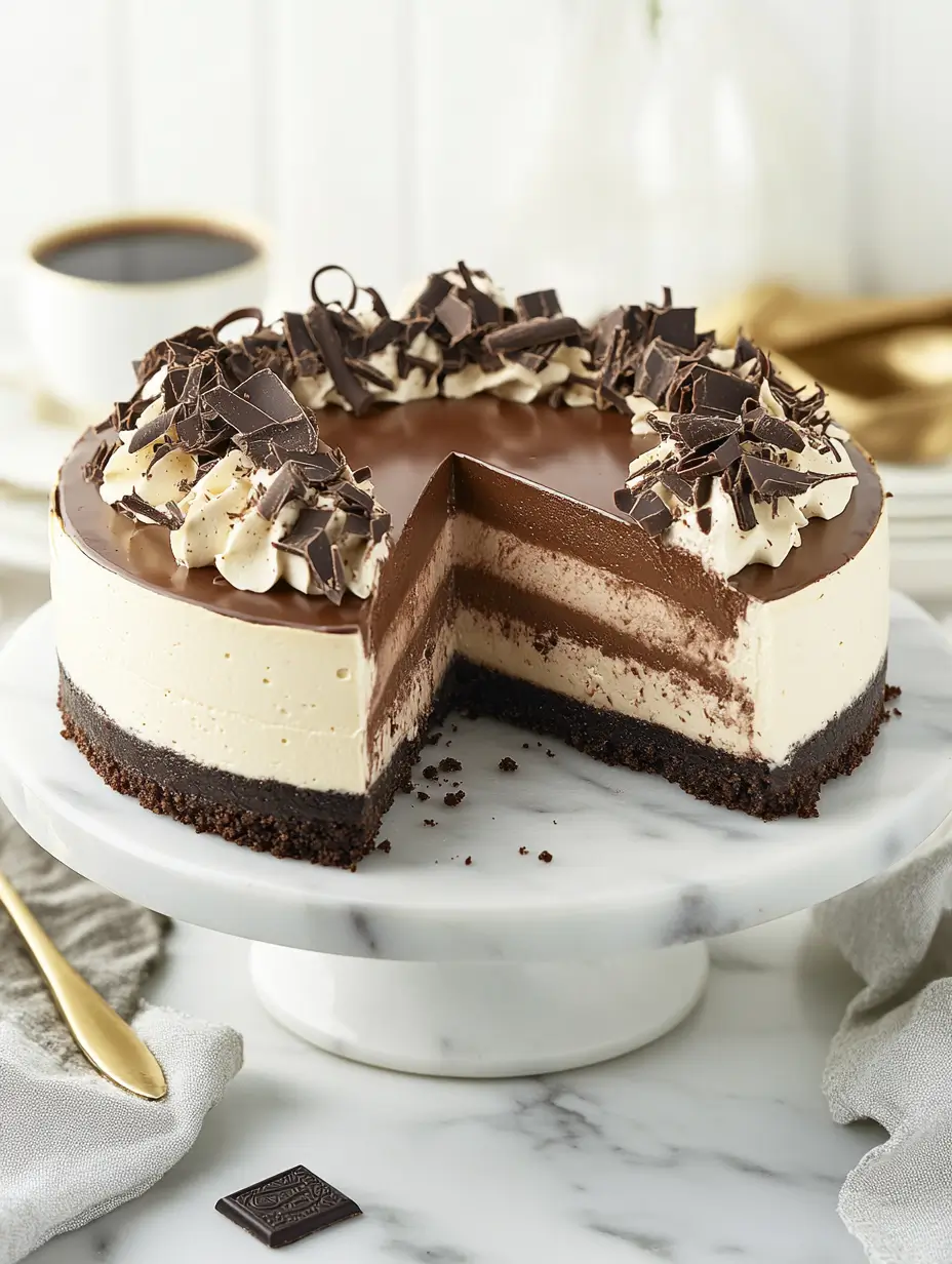 Triple Chocolate Cheesecake